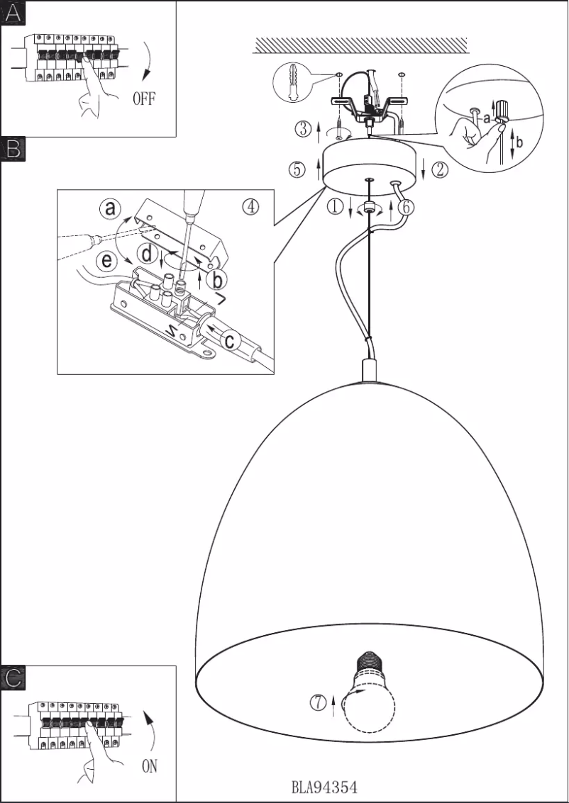 Page n°1 - Manuel utilisateur Eglo Sarabia