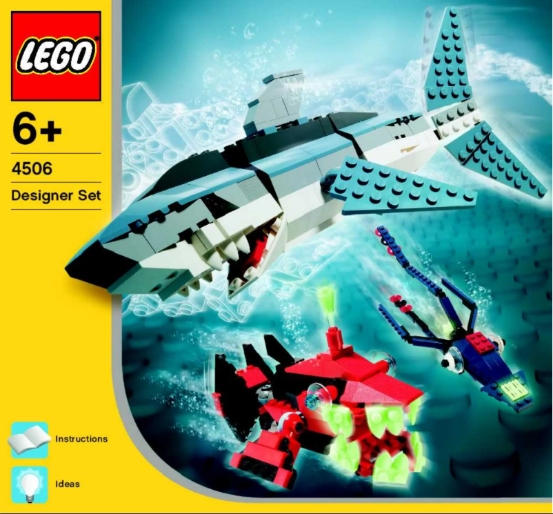 Page 1 de la notice Manuel utilisateur Lego Deep-Sea Predators