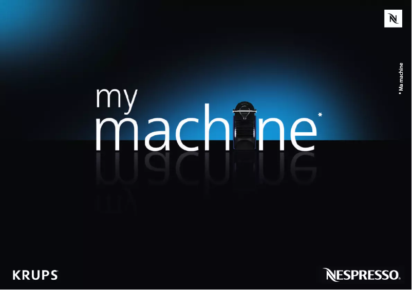 Page 1 de la notice Manuel utilisateur Krups Nespresso Pixie XN301D