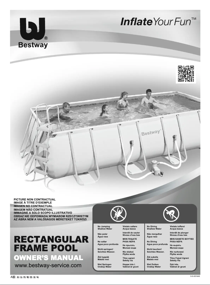 Page 1 de la notice Manuel utilisateur Bestway BW56279