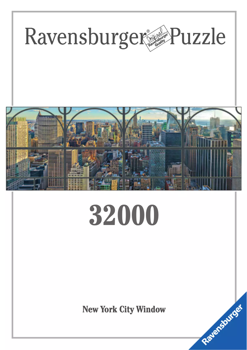 Page 1 de la notice Manuel utilisateur Ravensburger New York City Window 3200