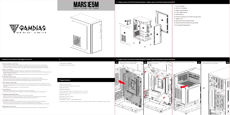 Image de la première page du manuel de l'appareil Mars E5M