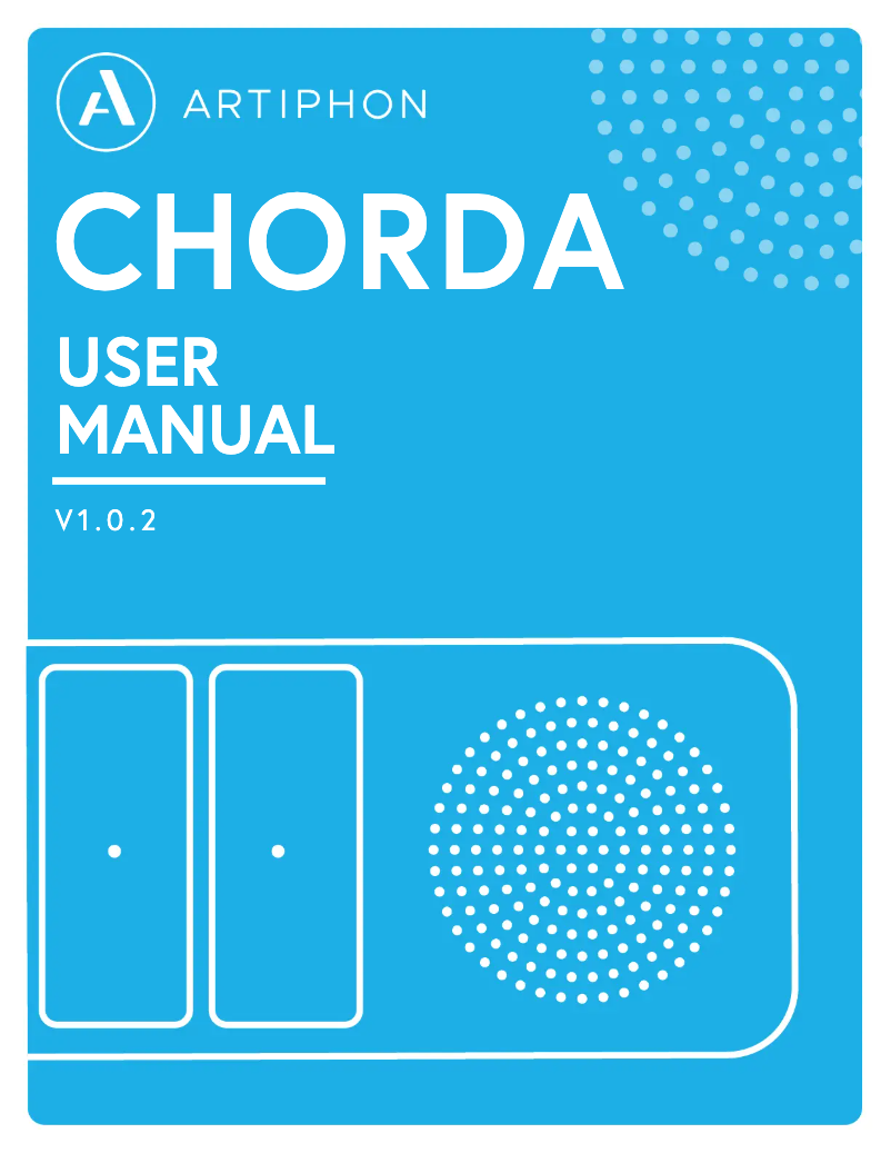 Page 1 de la notice Manuel utilisateur Artiphon Chorda