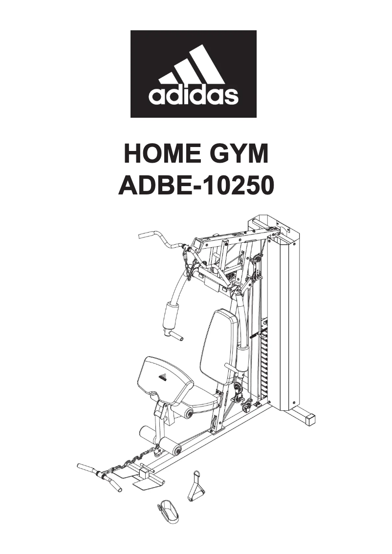 Page 1 de la notice Manuel utilisateur Adidas ADBE-10250