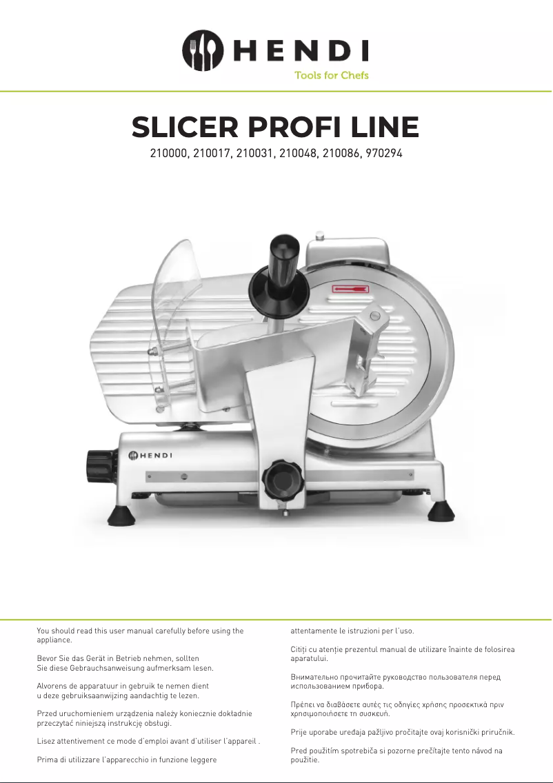 Image de la première page du manuel de l'appareil 210048