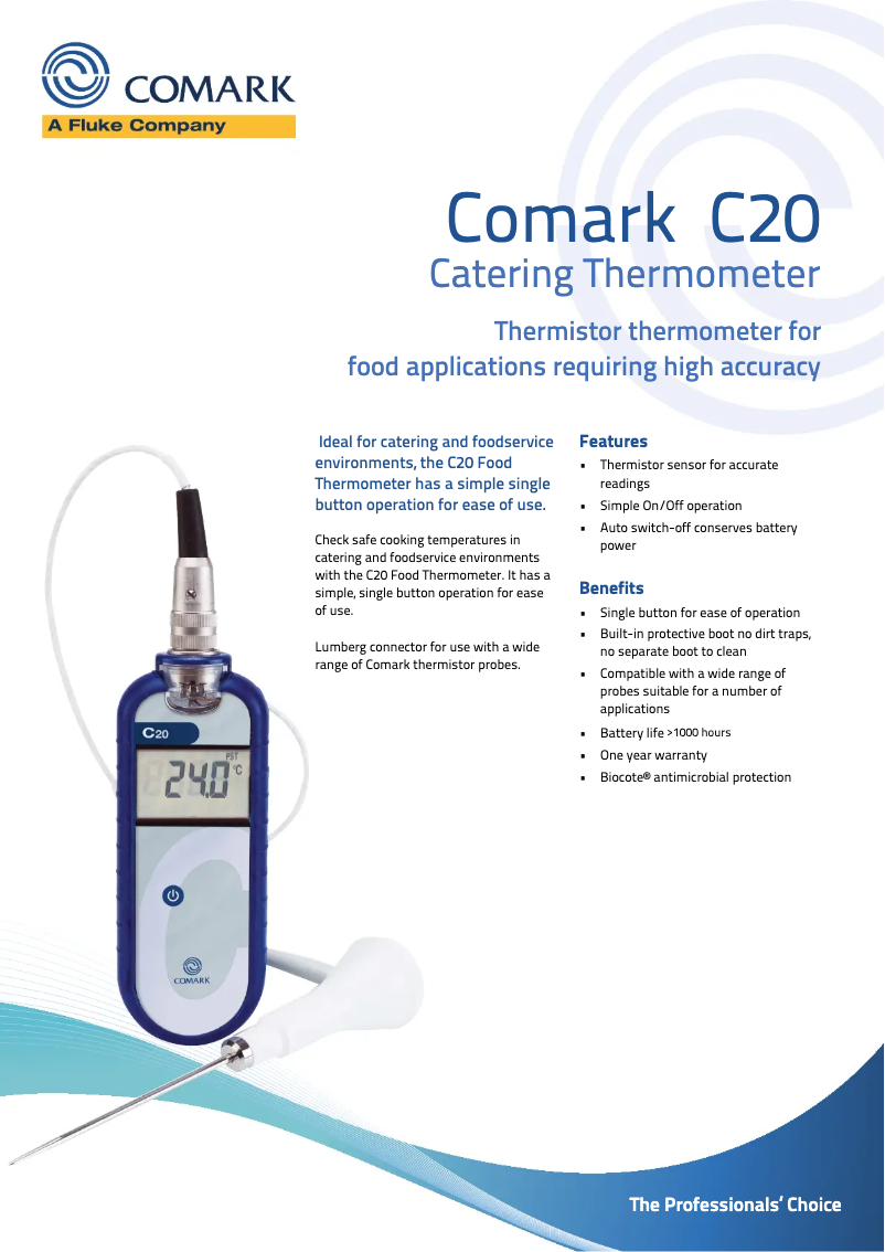 Image de la première page du manuel de l'appareil C20