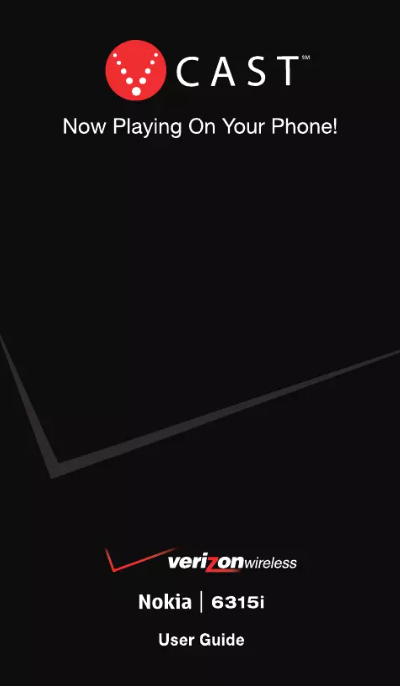 Page 1 de la notice Manuel utilisateur Nokia 6315i