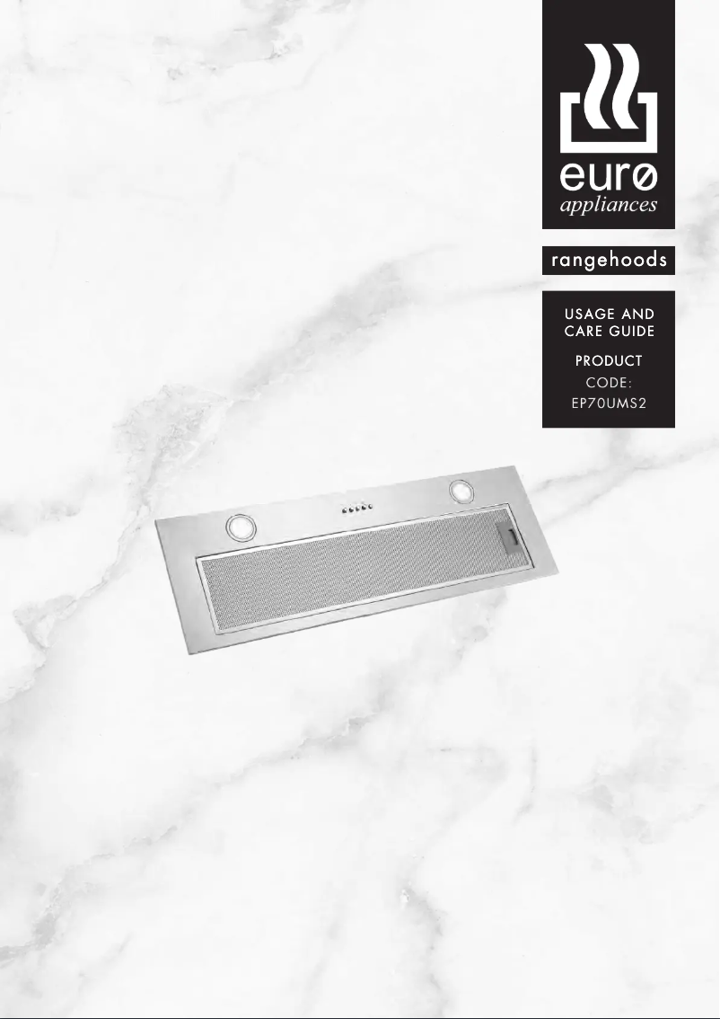 Page 1 de la notice Manuel utilisateur Euro Appliances EP70UMS2