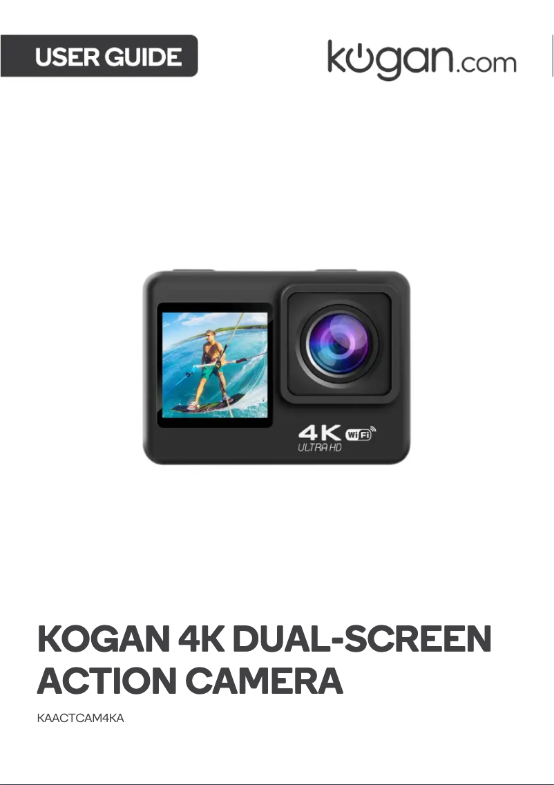 Page n°1 - Manuel utilisateur Kogan KAACTCAM4KA