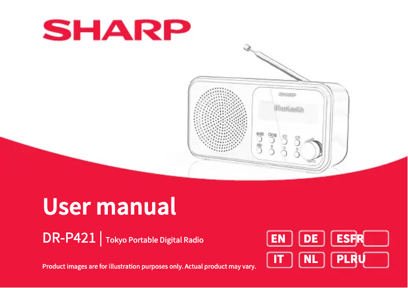 Page 1 de la notice Manuel utilisateur Sharp DR-P421