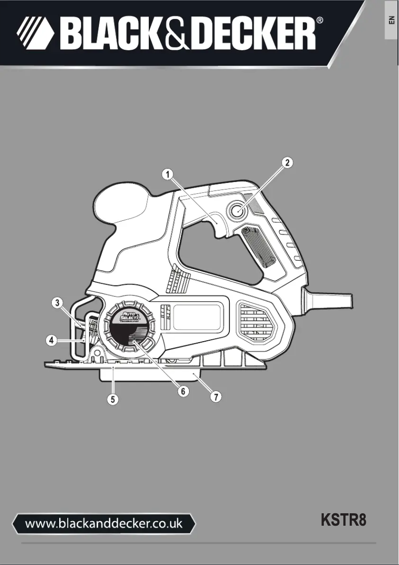 Page n°1 - Manuel utilisateur Black & Decker KSTR8K