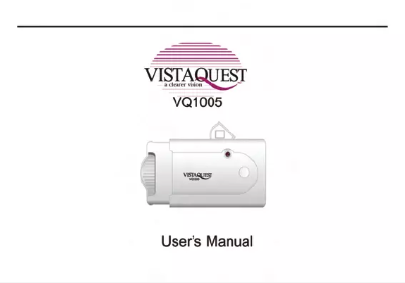 Página 1 del manual Manual de usuario VistaQuest VQ1005