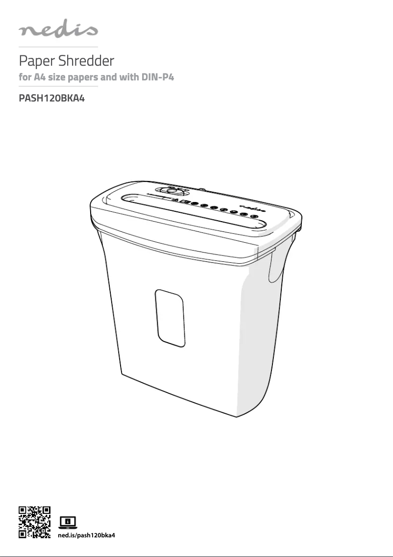 Image de la première page du manuel de l'appareil PASH120BKA4