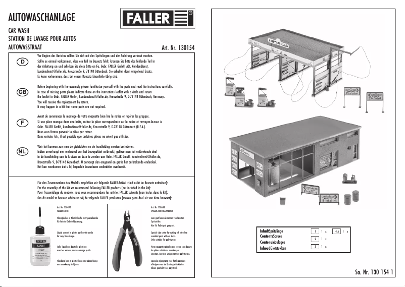 Page 1 de la notice Manuel utilisateur Piko 130154