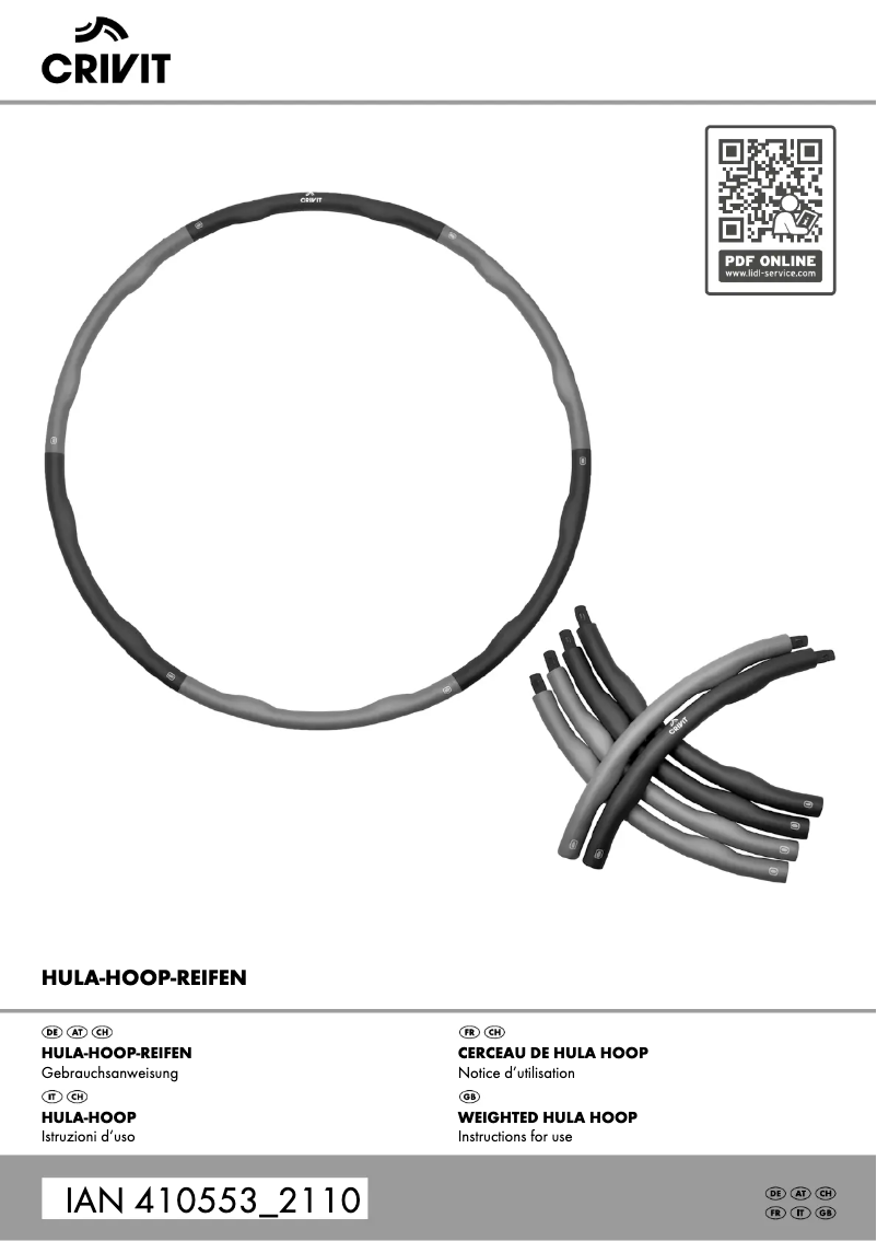 Página 1 del manual Manual de usuario Crivit IAN 410553