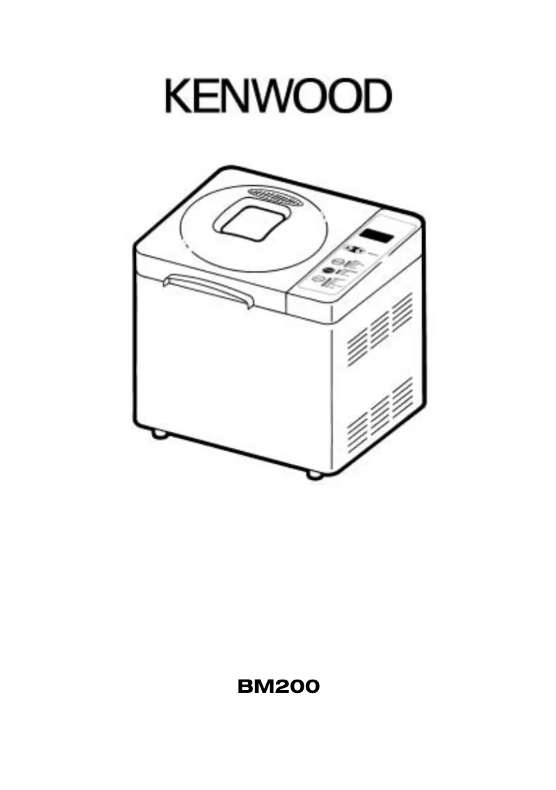 Page 1 de la notice Manuel utilisateur Kenwood BM200
