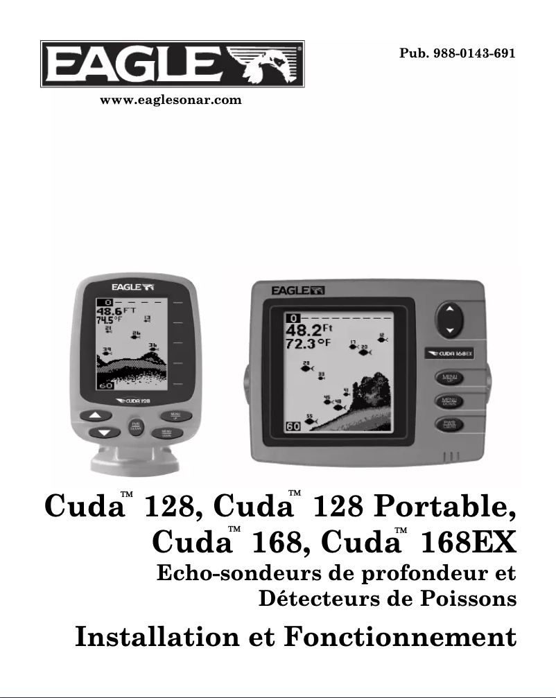 Image de la première page du manuel de l'appareil Cuda 128 Portable