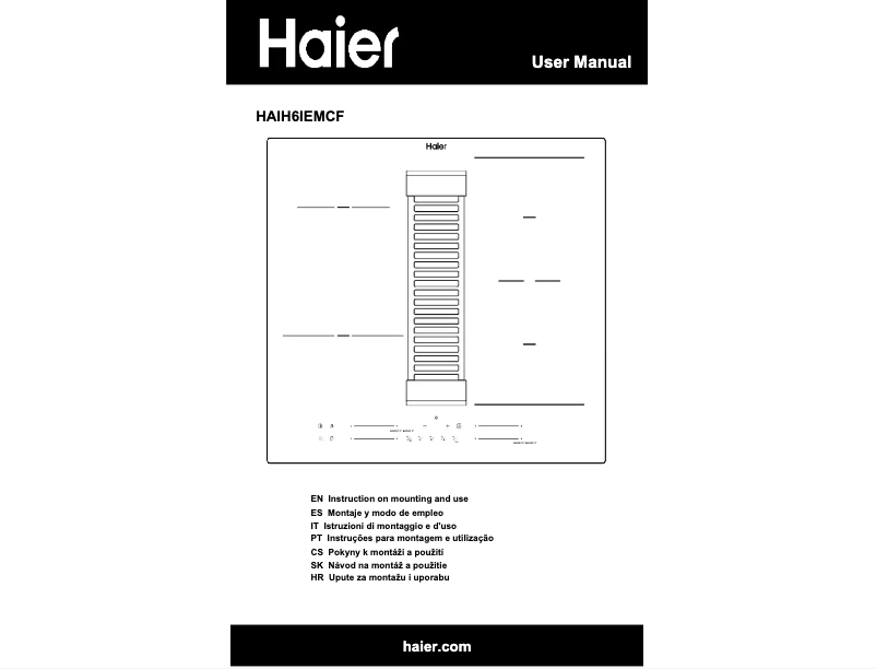 Page 1 de la notice Manuel utilisateur Haier HAIH6IEMCF
