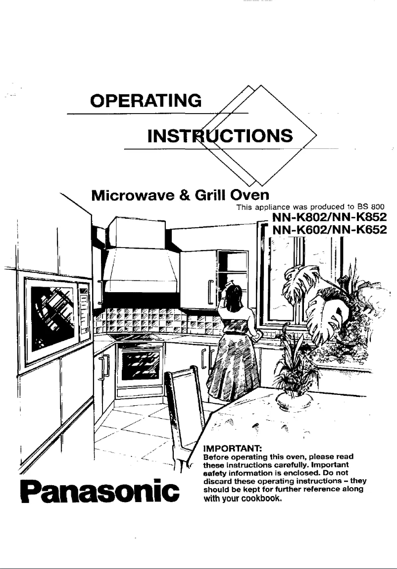Image de la première page du manuel de l'appareil NN-K802