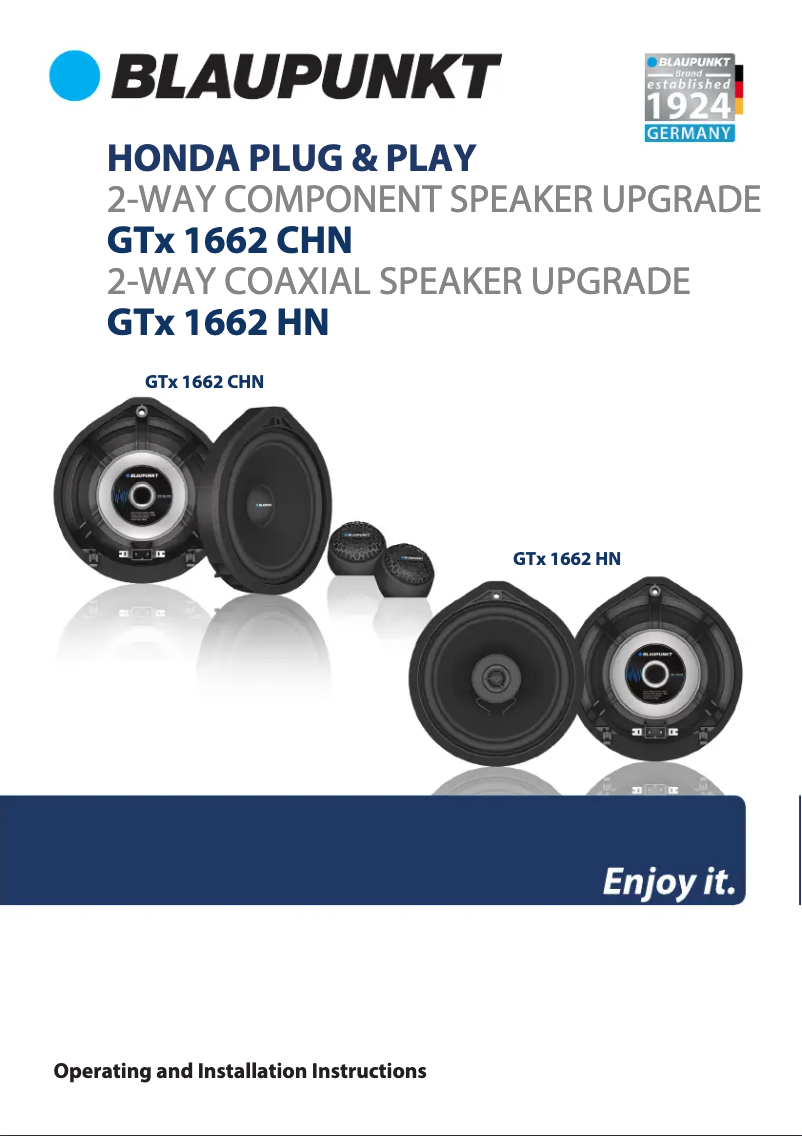 Imagen de la primera página del manual del dispositivo GTx 1662 HN