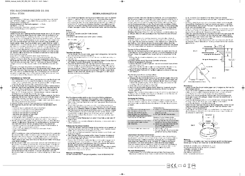 Page 1 de la notice Manuel utilisateur Cordes GS-506