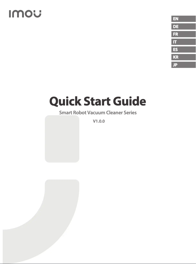 Page 1 de la notice Manuel utilisateur Imou RV1C