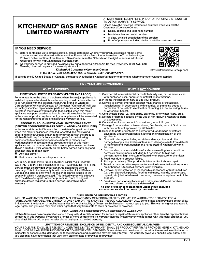 Image de la première page du manuel de l'appareil KFGD500ESS