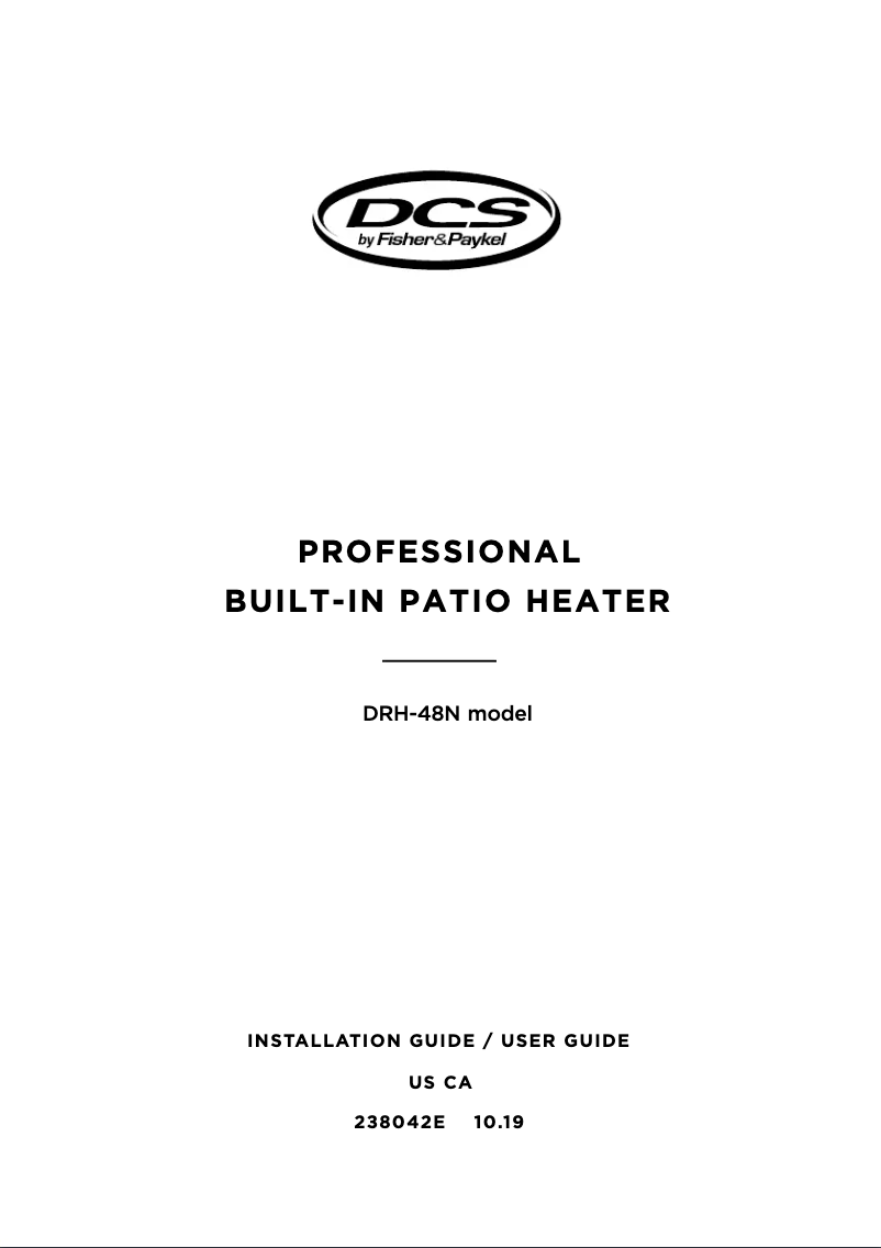 Página 1 del manual Instrucciones / montaje DCS DRH-48N