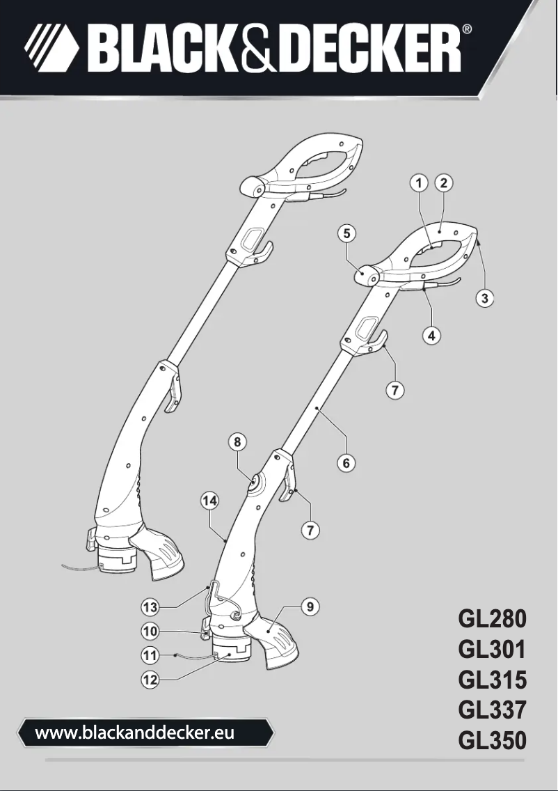 Image de la première page du manuel de l'appareil GL350