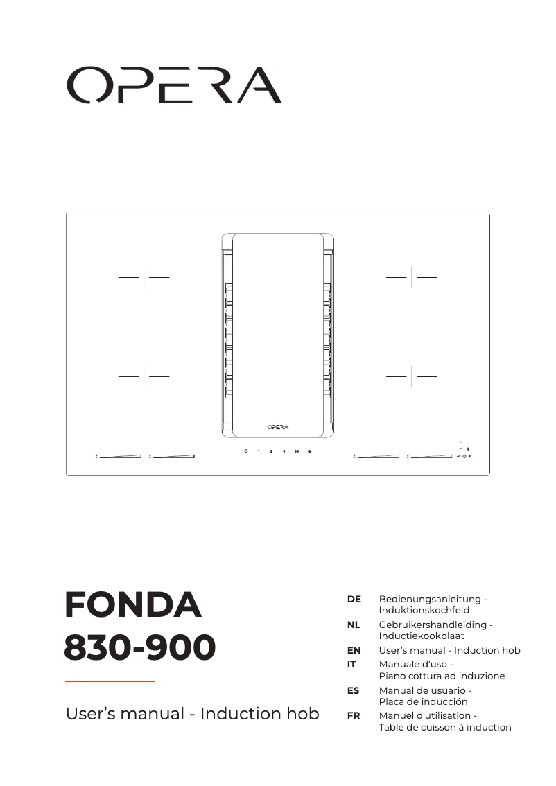 Page n°1 - Manuel utilisateur Opera Fonda 900 DFO90A1