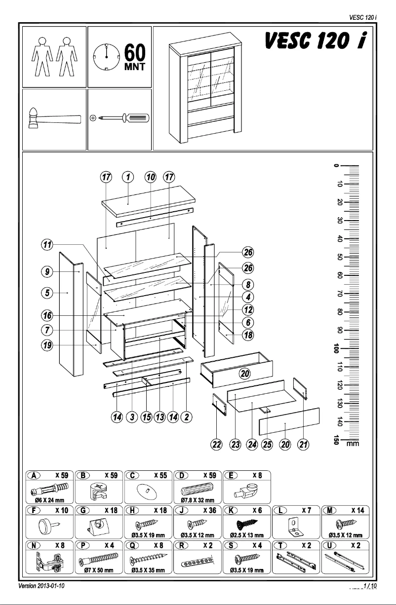 Image de la première page du manuel de l'appareil Varani