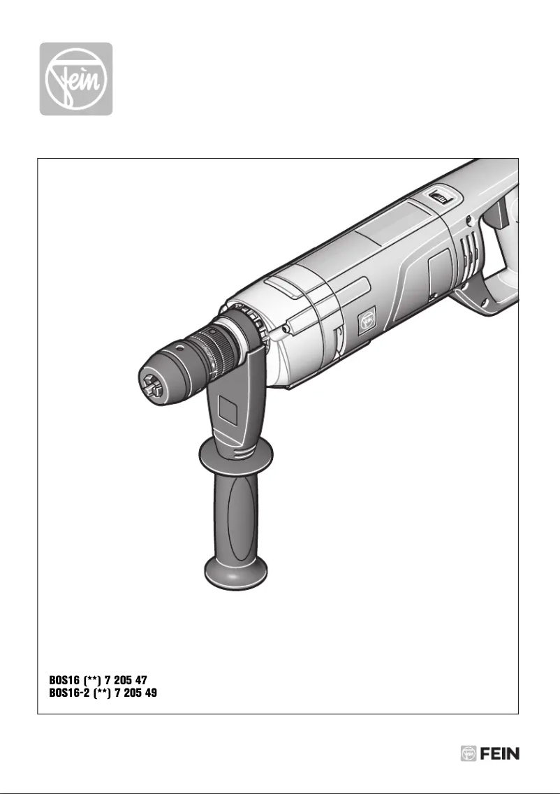 Page 1 de la notice Manuel utilisateur Fein BOS 16