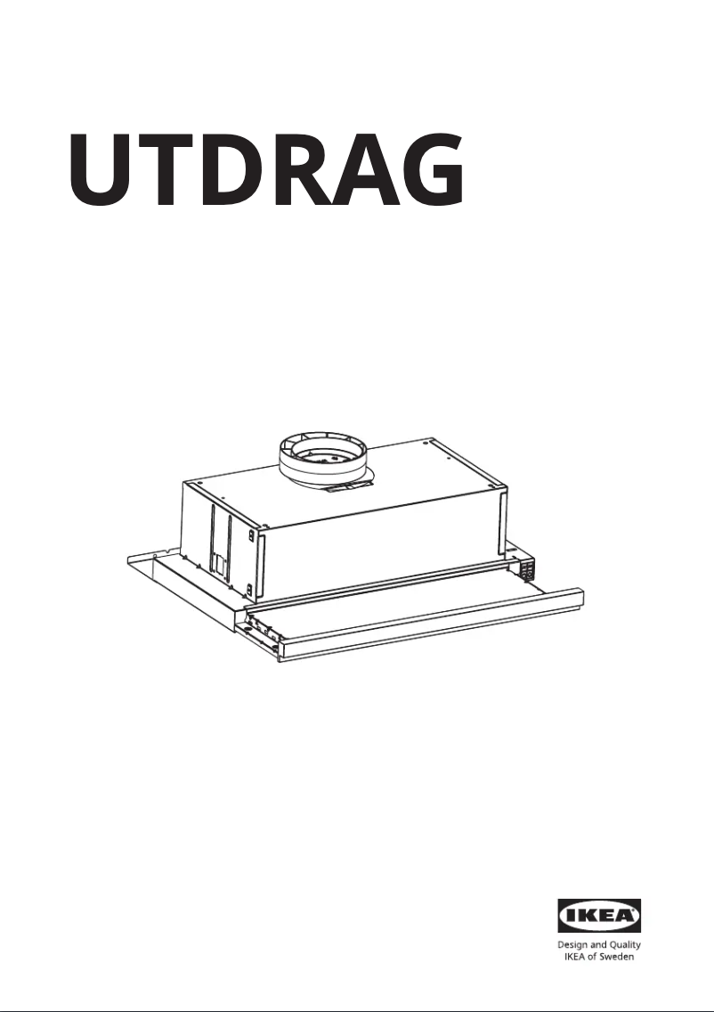 Page 1 de la notice Manuel utilisateur Ikea UTDRAG 905.089.71