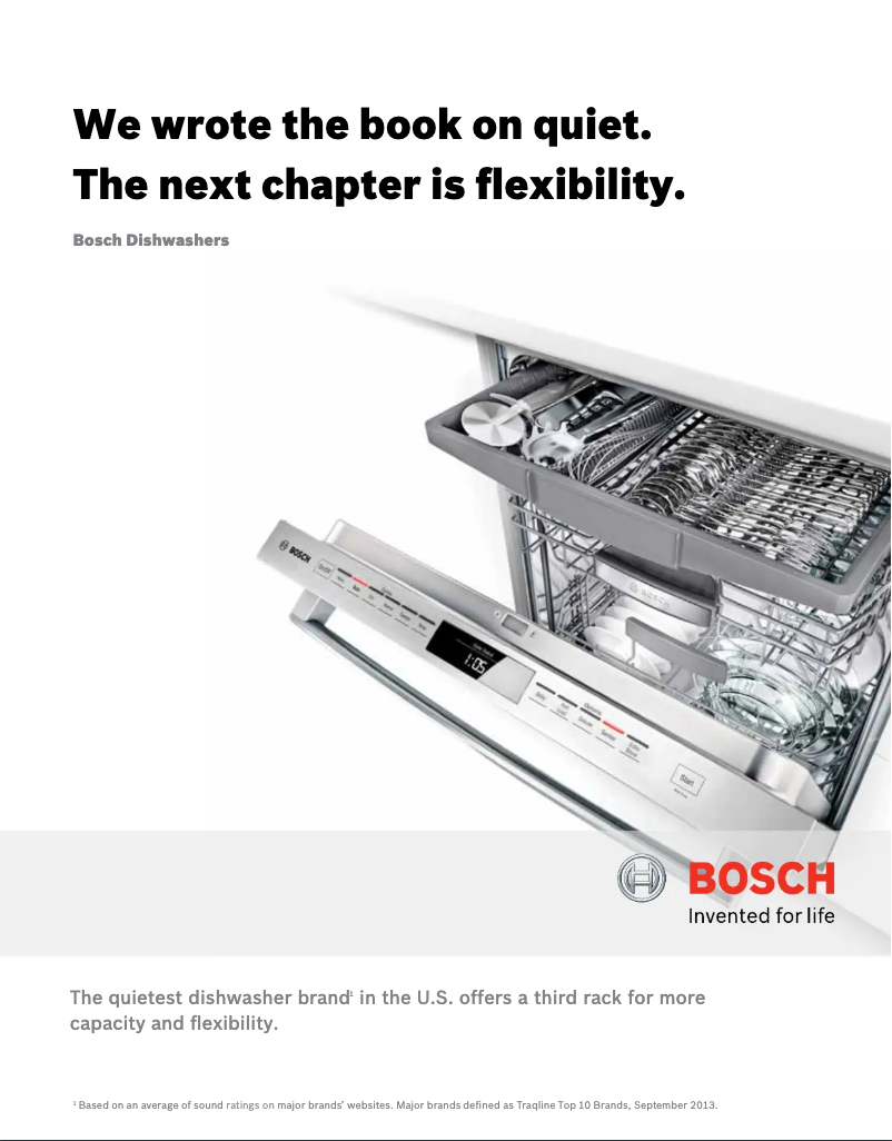 Page n°1 - Brochure Bosch Ascenta SHE3AR75UC