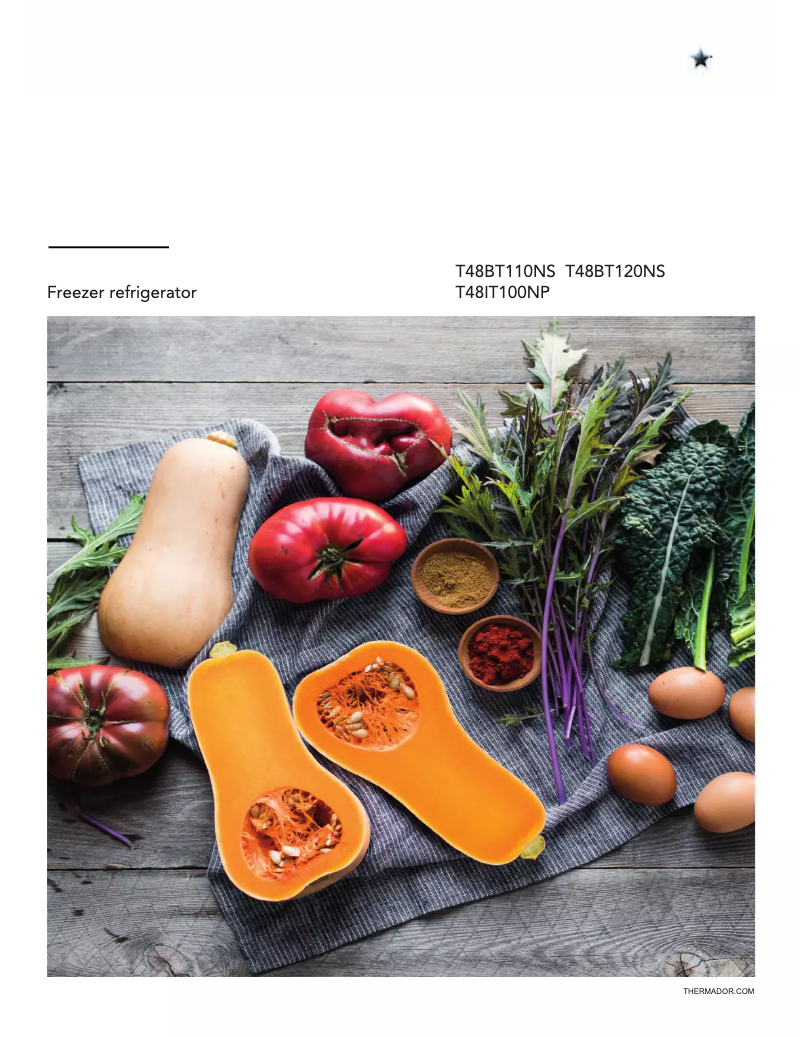 Page 1 de la notice Manuel utilisateur Thermador T48BT120NS