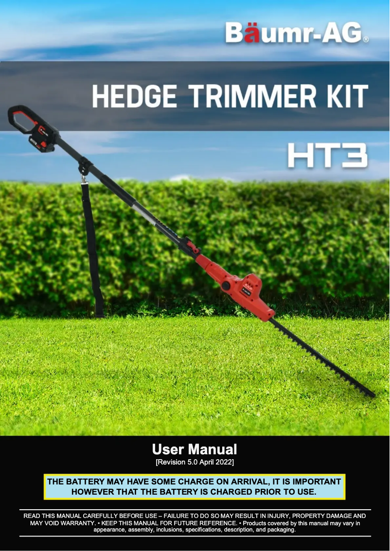 Página 1 del manual Manual de usuario Baumr-AG HT3