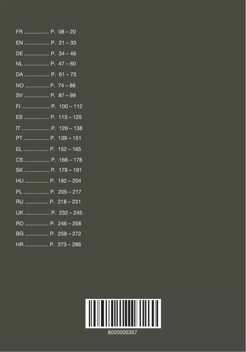 Page n°1 - Manuel utilisateur Krups Intuition Preference+ EA875