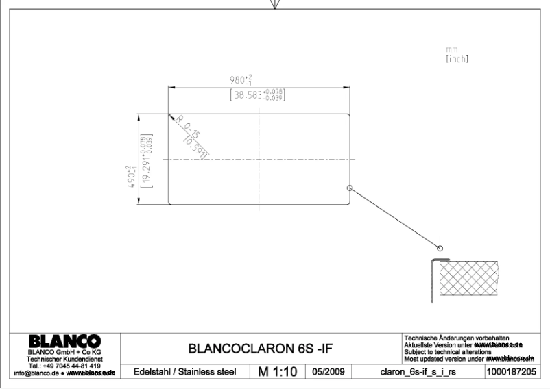Image de la première page du manuel de l'appareil CLARON 6 S-IF