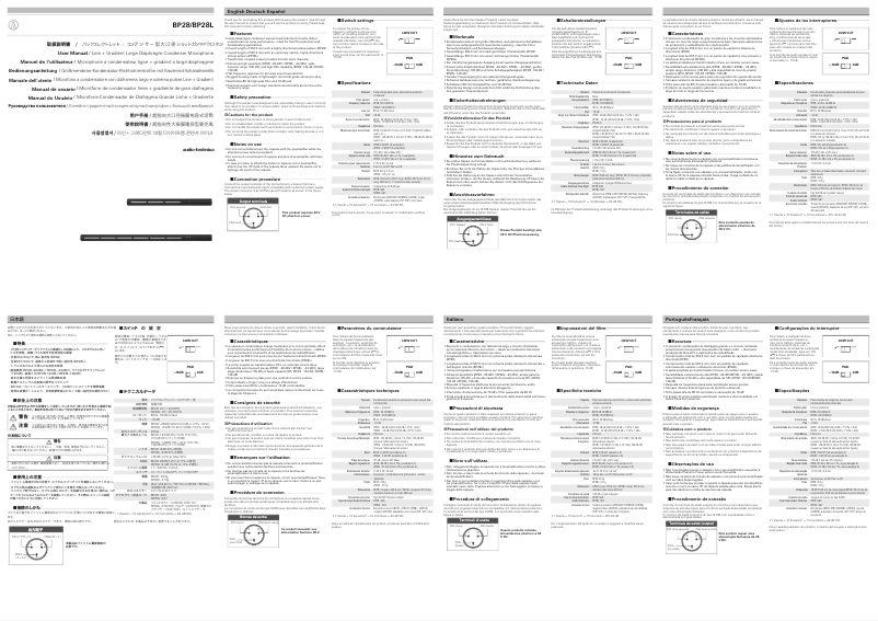 Image de la première page du manuel de l'appareil BP28