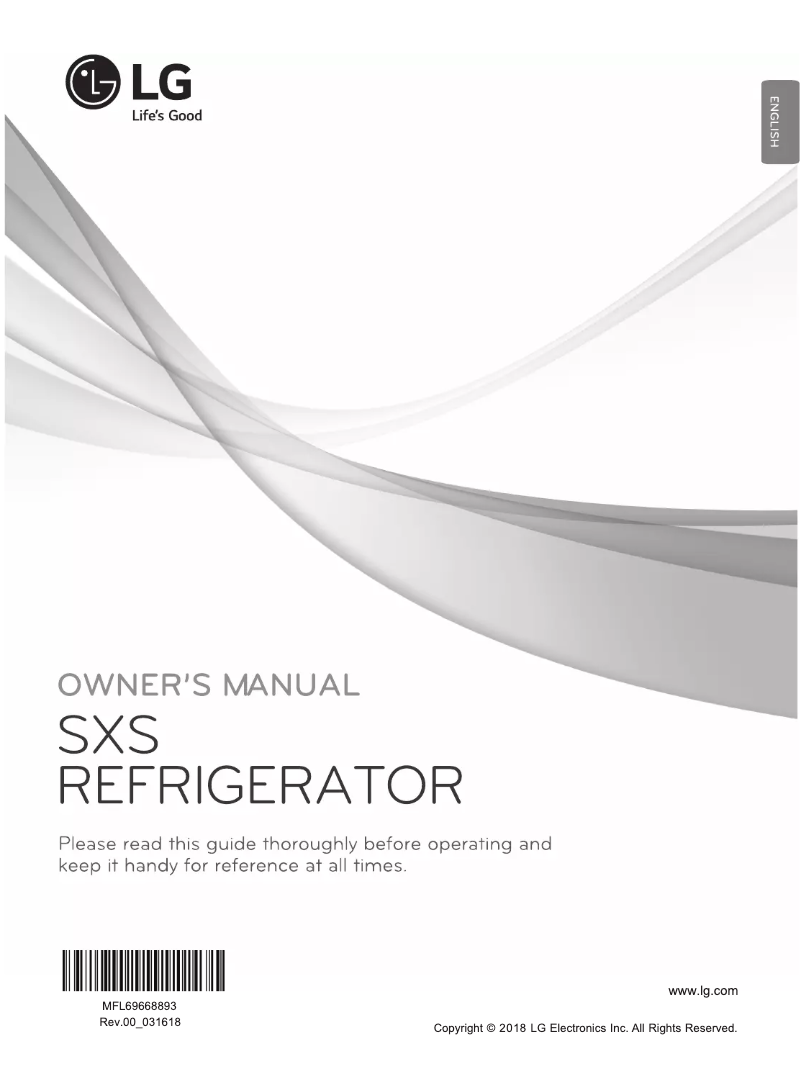 Page 1 de la notice Manuel utilisateur LG GR-M247UGBW