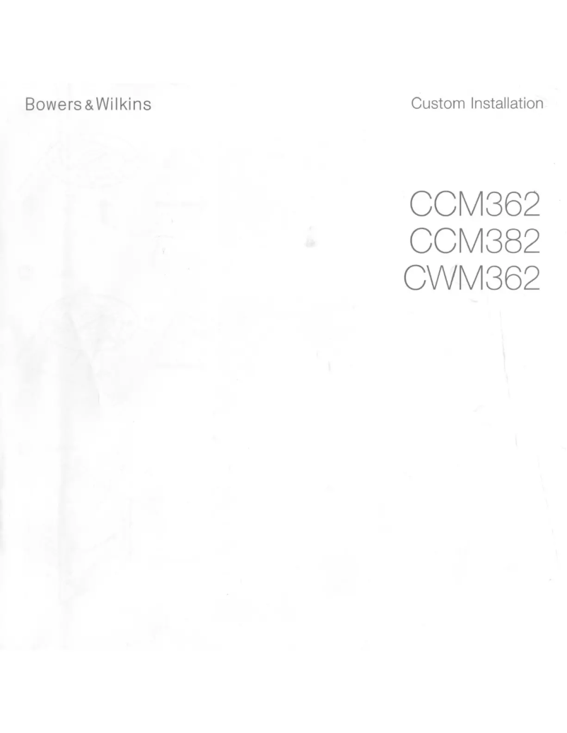 Página 1 del manual Manual de usuario Bowers & Wilkins Flexible Series CWM362