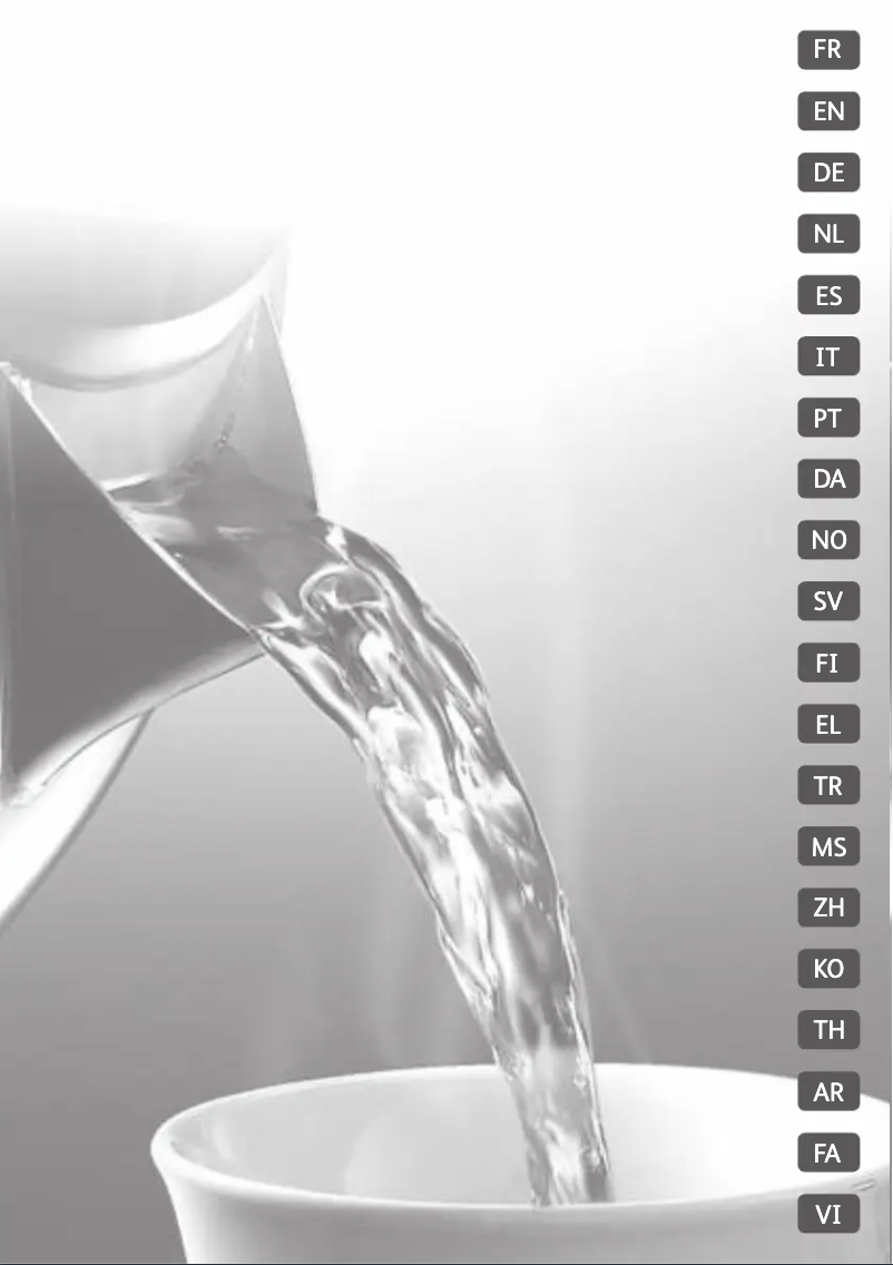 Page n°1 - Manuel utilisateur Tefal Safe'Tea KO2608