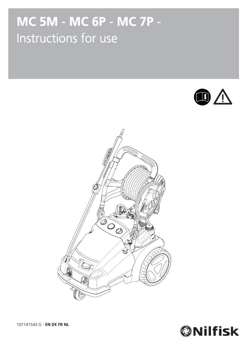 Página 1 del manual Manual de usuario Nilfisk MC 5