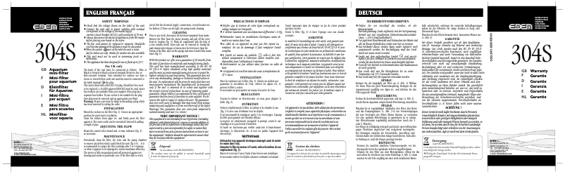 Image de la première page du manuel de l'appareil 304