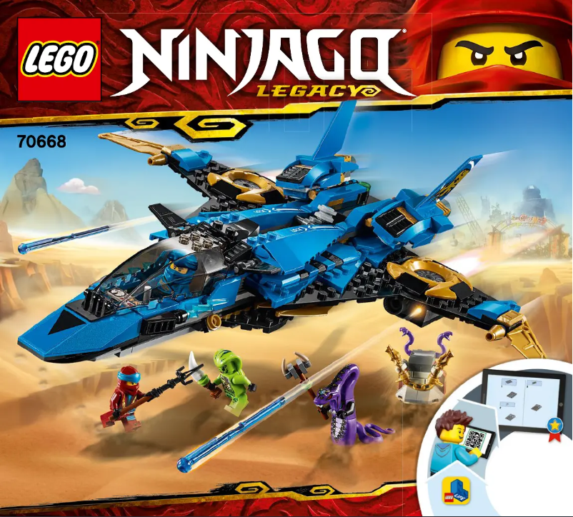 Image de la première page du manuel de l'appareil Ninjago 70668