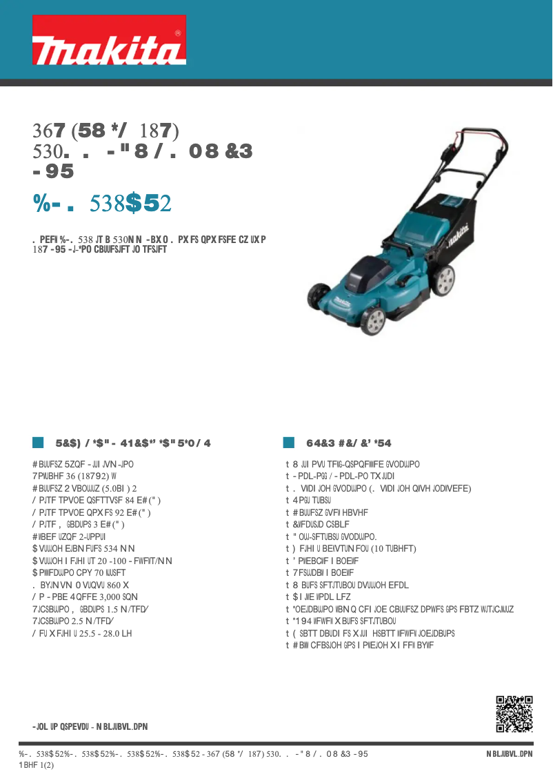 Image de la première page du manuel de l'appareil DLM538CT2