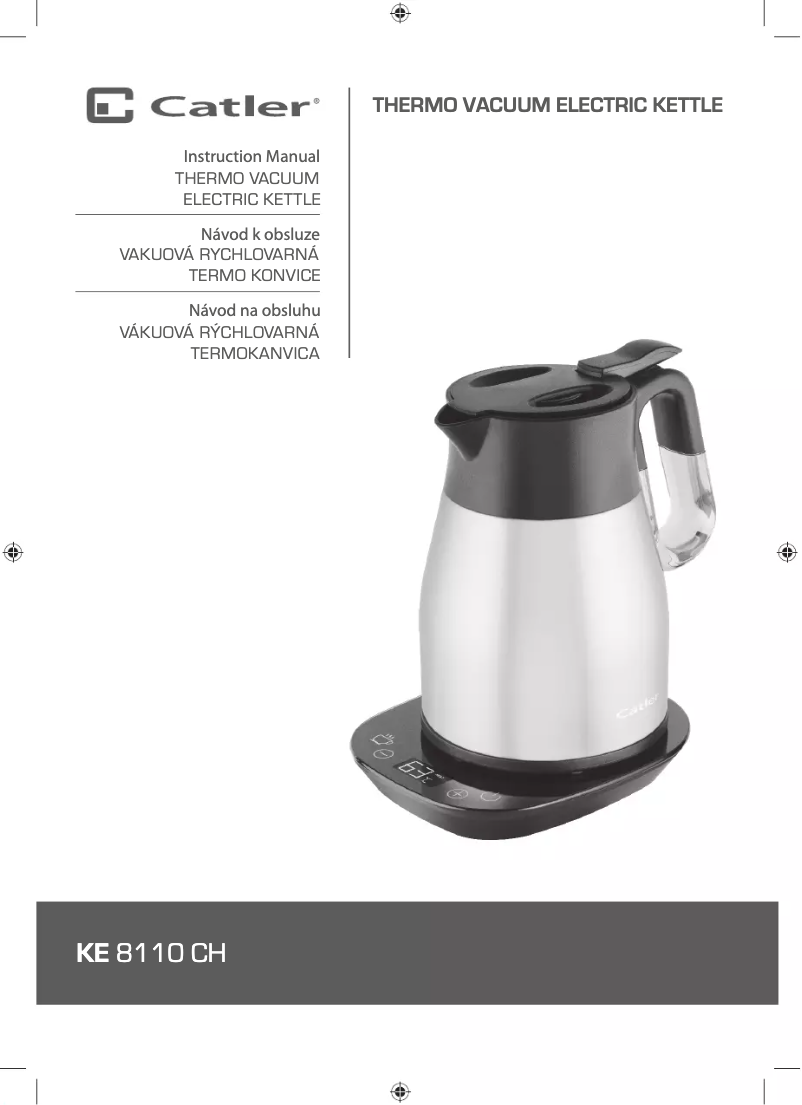 Page 1 de la notice Manuel utilisateur Catler KE 8110 CH