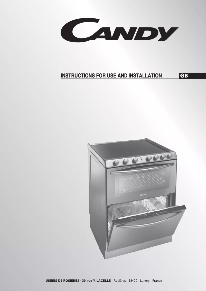 First page image of the manual for TRIO9503XAUS