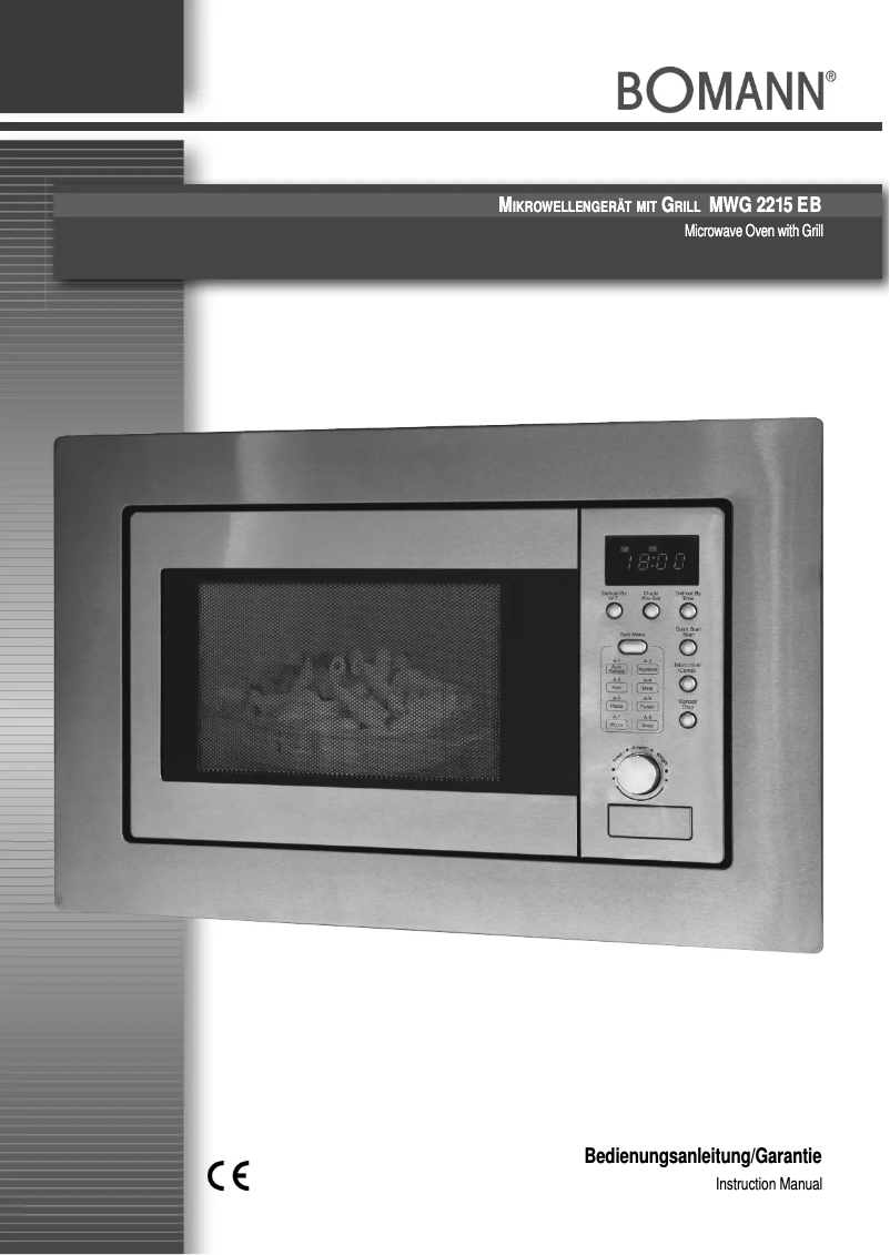 Image de la première page du manuel de l'appareil MWG 2215 EB