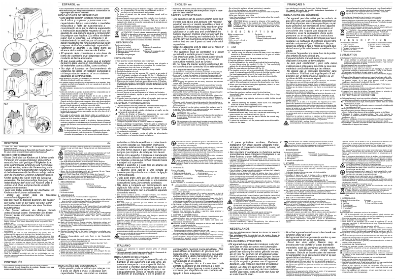 Page 1 de la notice Manuel utilisateur Solac Buon Giorno TC5306